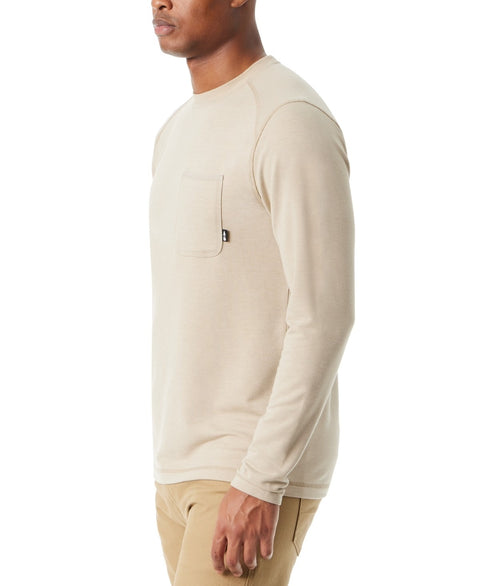Bass Outdoor Men's Beige Chest Pocket Blouse | Bass Outdoor In Lebanon