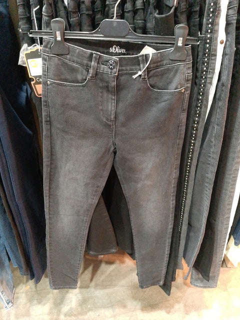 S.Oliver Girl's Black Slim Jeans |S.Oliver in Lebanon