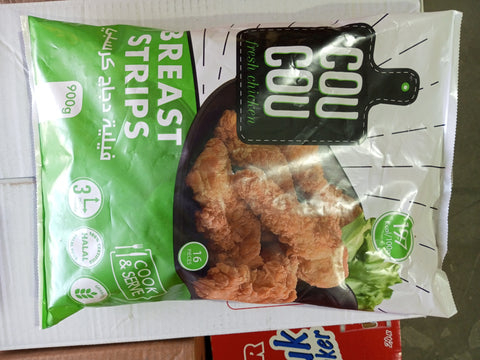 Coucou Crispy Breast Strips 900g