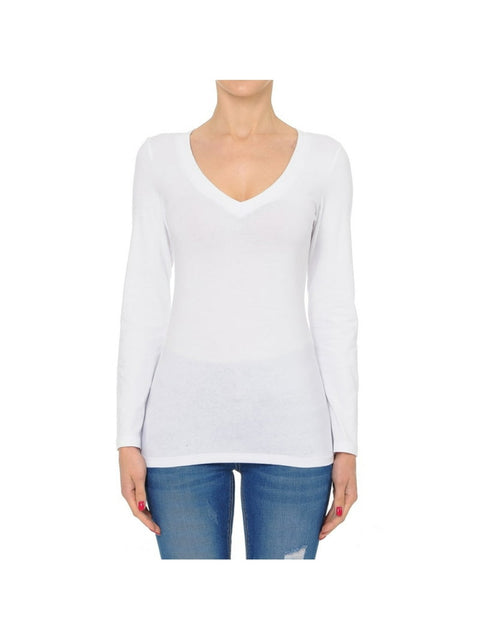 Aveto Women's White Long-Sleeve Blouse | Aveto In Lebanon