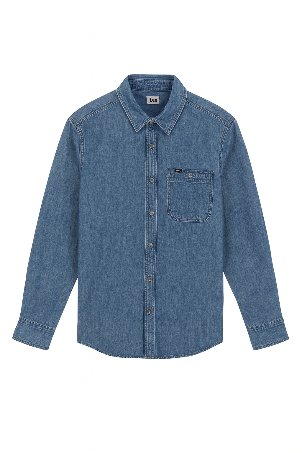Lee Women's Mid Blue Denim All Purpose Shirt | Lee In Lebanon