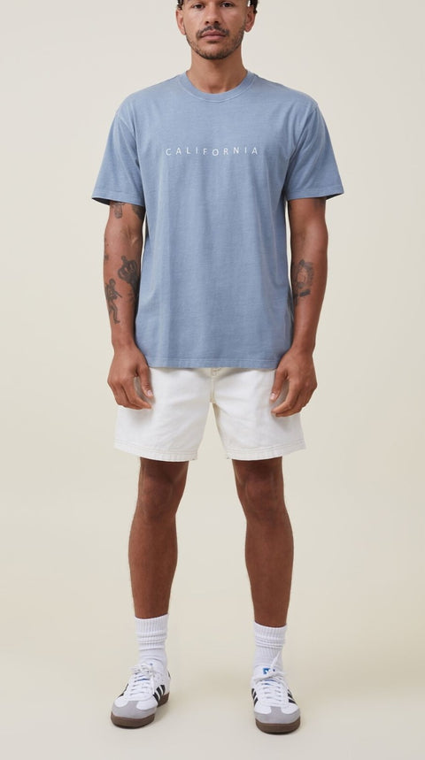 Cotton On Men's Gray Cotton Crew Neck Easy T-Shirt | Cotton On In Lebanon