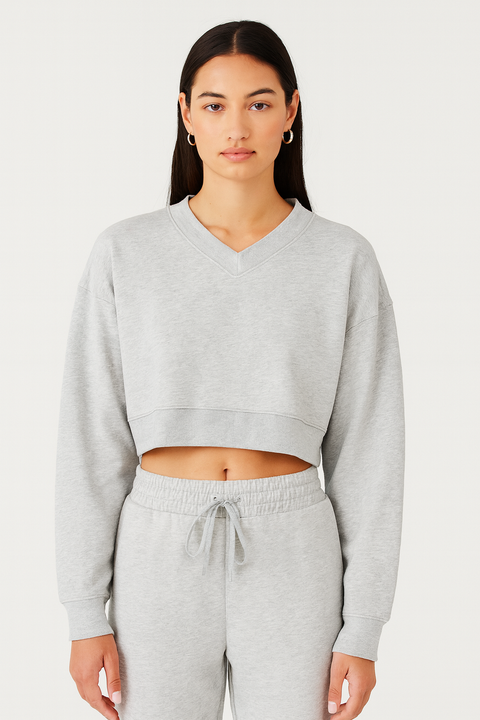 LeGer Women's Light Grey Sweatshirt | LeGer in Lebanon