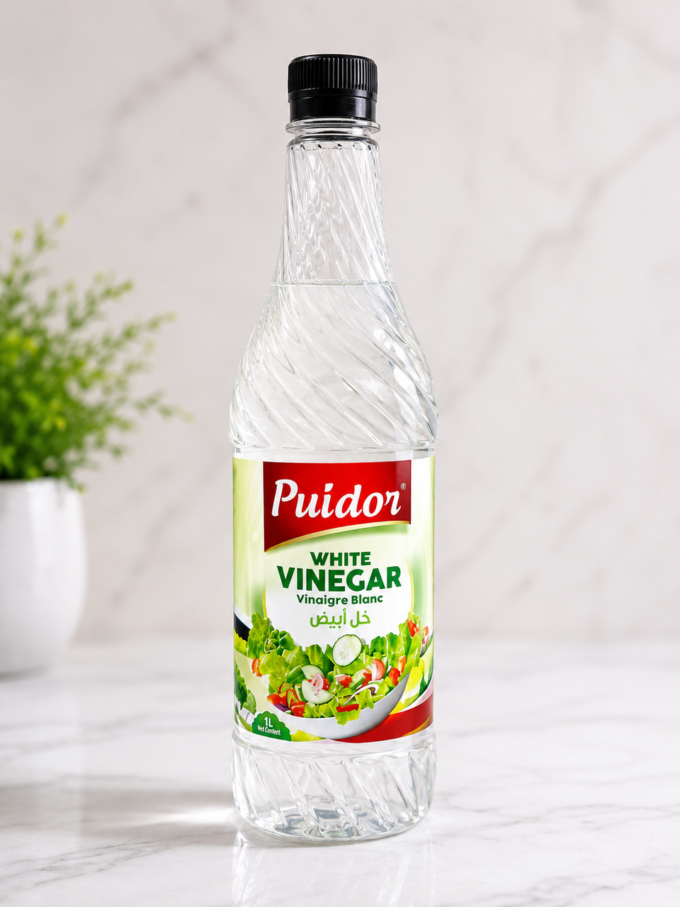 Puidor White Vinegar 1L | Puidor In Lebanon