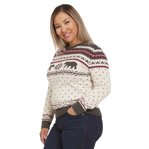 Lands' End Women’s Multicolor Knitted Long Sleeve Sweatshirt | Lands' End In Lebanon