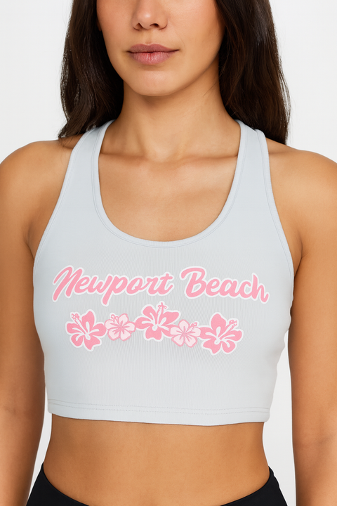 Forever 21 Women's Baby Blue Graphic Halter Neck Crop Top | Forever 21 In Lebanon