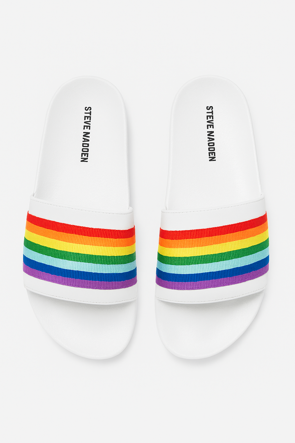 Steve Madden Women's Rainbow Multi Synthetic Slippers | Steve Madden In Lebanon