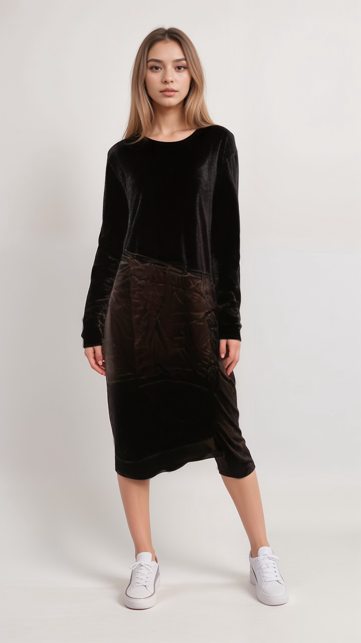 LeGer Women's Brown Admira Long Dress | LeGer In Lebanon