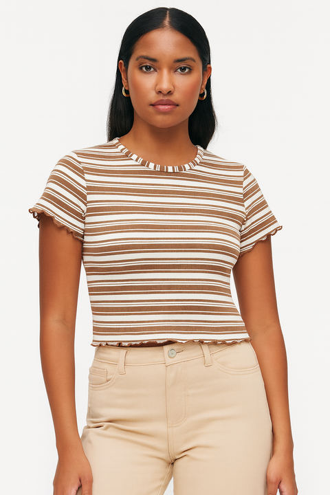 ASOS Design Women's Brown Blouse AMF1675