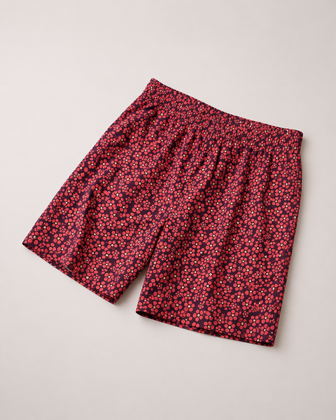 SD Boy's Red Floral Printed Shorts | SD in Lebanon