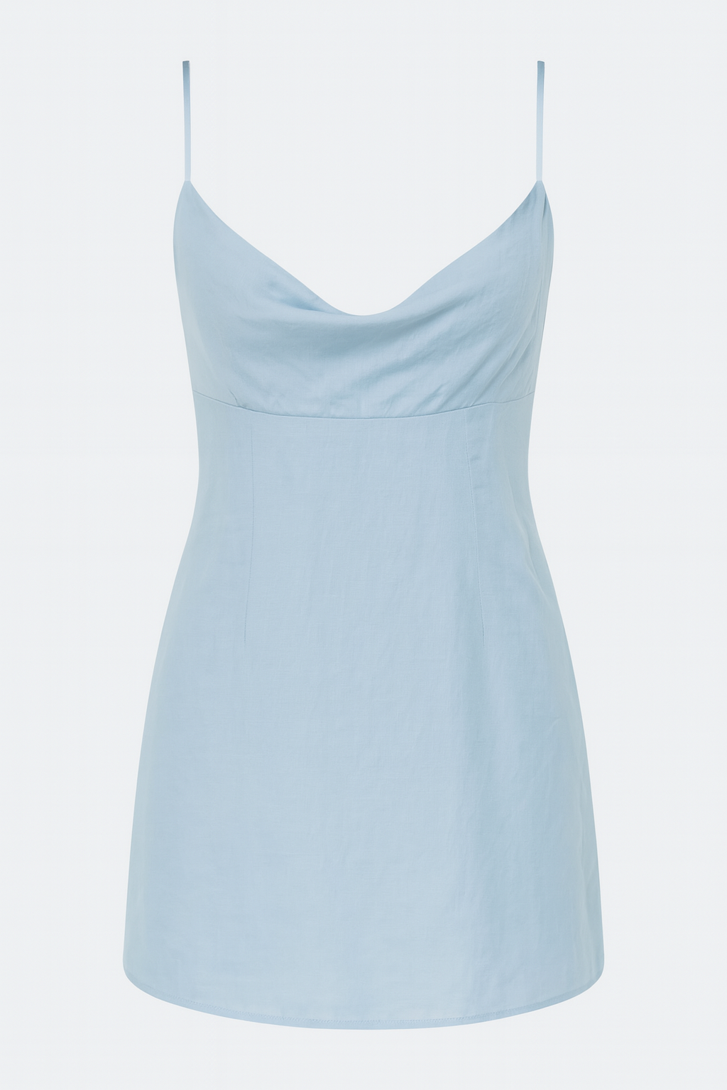 Forever 21 Women's Light Blue Round Neck Sleeveless Mini Dress |Forever 21 In Lebanon