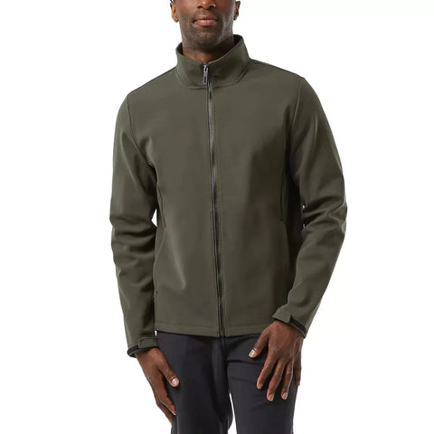 32°Degrees Heat Men's Green Pique Full Zip Jacket |32°Degrees Heat In Lebanon