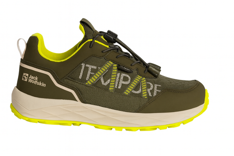 Jack Wolfskin Boy's Dark Green Portland Texapore K  |Jack Wolfskin in Lebanon