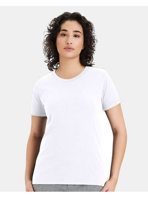 Alternative Apparel Women's White Cotton T-Shirt | Alternative Apparel In Lebanon