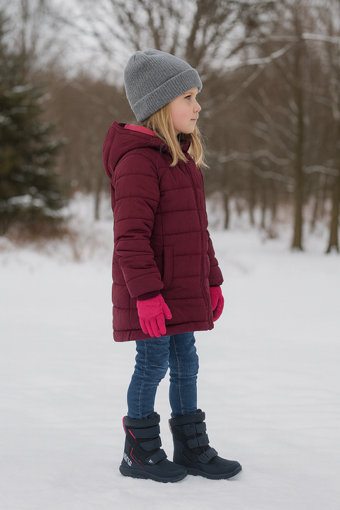 Jack Wolfskin Girl's Navy Blue Polar Texapore High VC K Boots |Jack Wolfskin in Lebanon