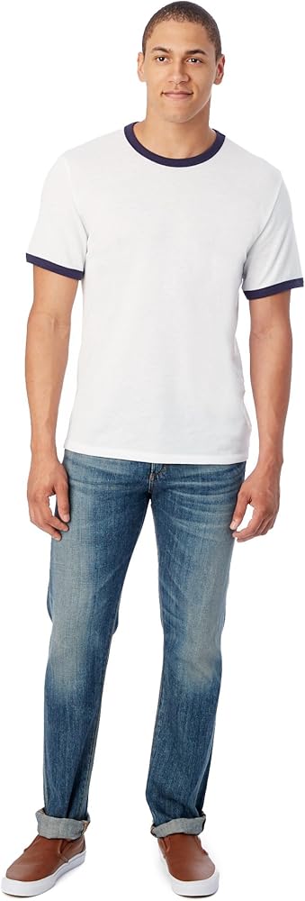 Alternative Men's White Round Neck T-Shirt | Alternative In Lebanon