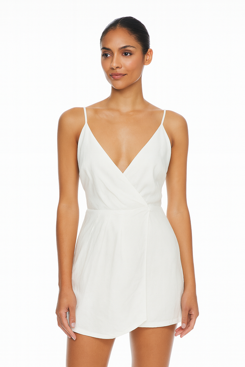 Forever 21 Women's White Sleeveless Woven Dress | Forever 21 In Lebanon