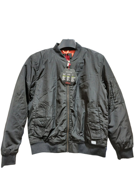 S.Oliver Boy's Black Zippered Jacket |S.Oliver in Lebanon