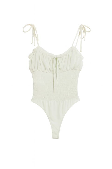 Forever 21 Women's Mint Sleeveless Open back Bodysuit | Forever 21 In Lebanon