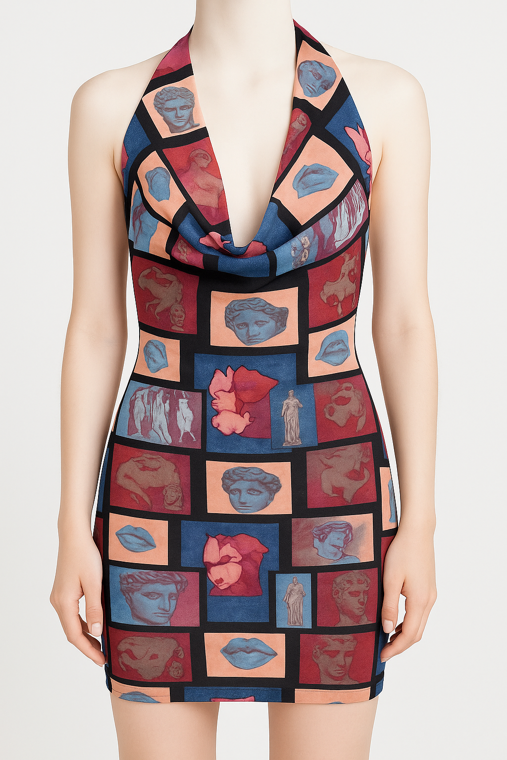 Forever 21 Women's Multicolor Printed Sleeveless Dress |Forever 21 In Lebanon