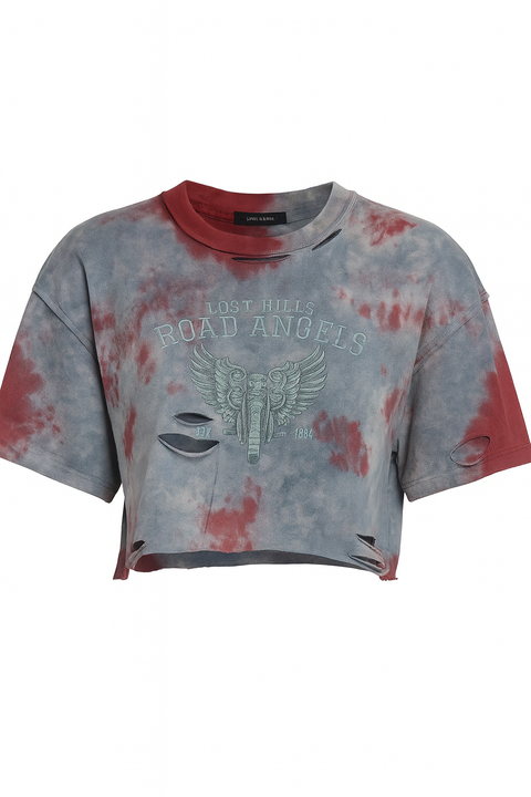 Forever 21 Women's Tie-Dye Graphic Crew Neck T-Shirt  | Forever 21 In Lebanon