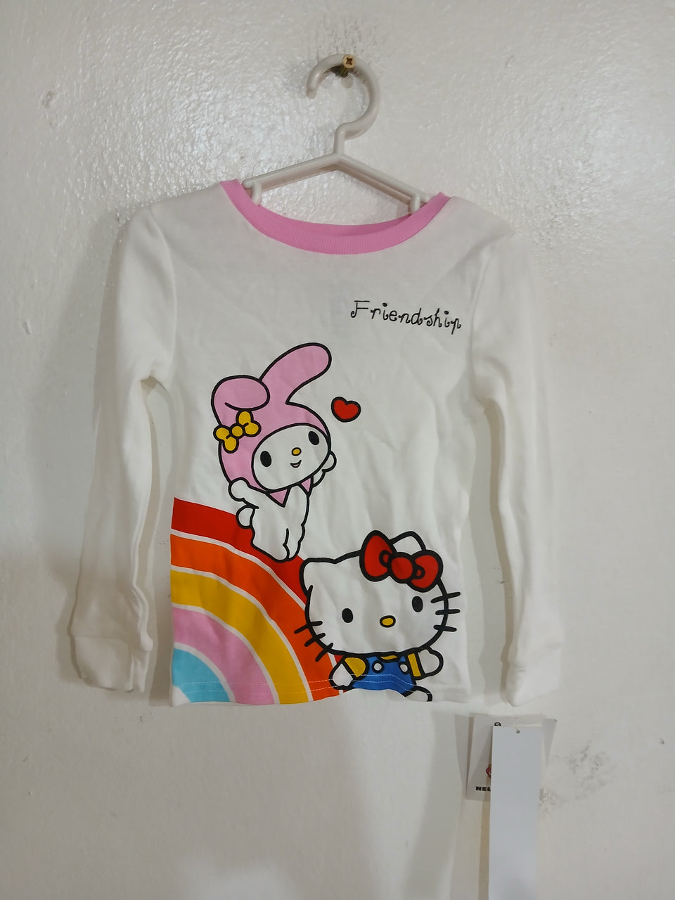 Hello Kitty Baby Girl's Multicolor Hello Kitty Print Long Sleeve Blouse|Hello Kitty In Lebanon