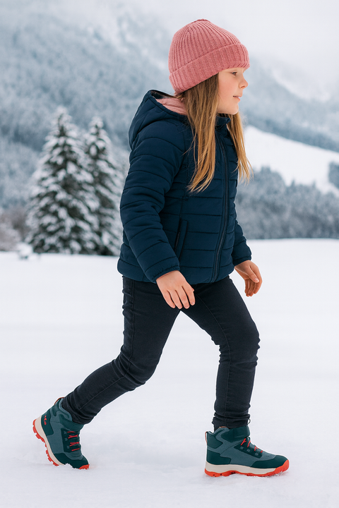 Jack Wolfskin Girl's Green Cyrox Texapore Mid K Sneakers |Jack Wolfskin in Lebanon