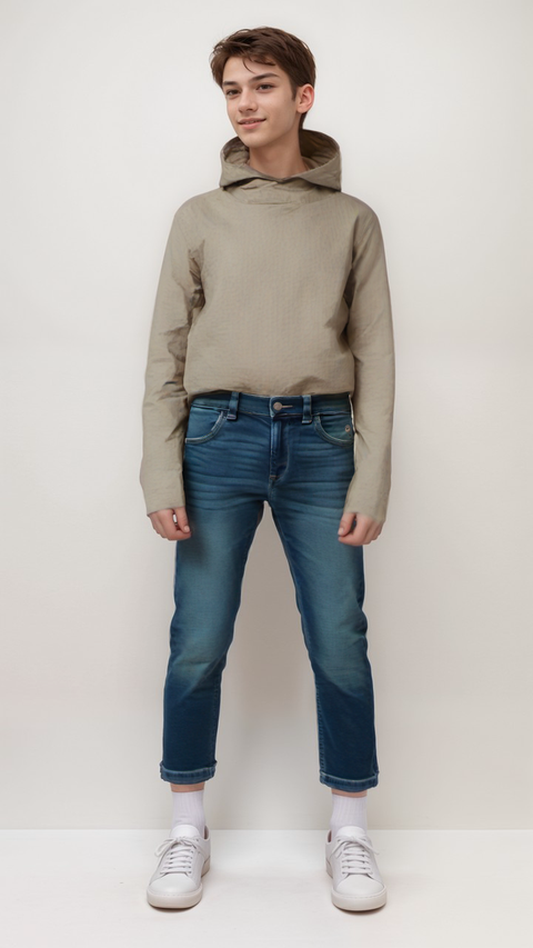 S.Oliver Boy's Light Grey Long-Sleeve Hoodie | S.Oliver In Lebanon