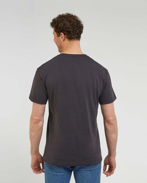 Lee Men's Washed Black Varsity T-Shirt | Lee In Lebanon