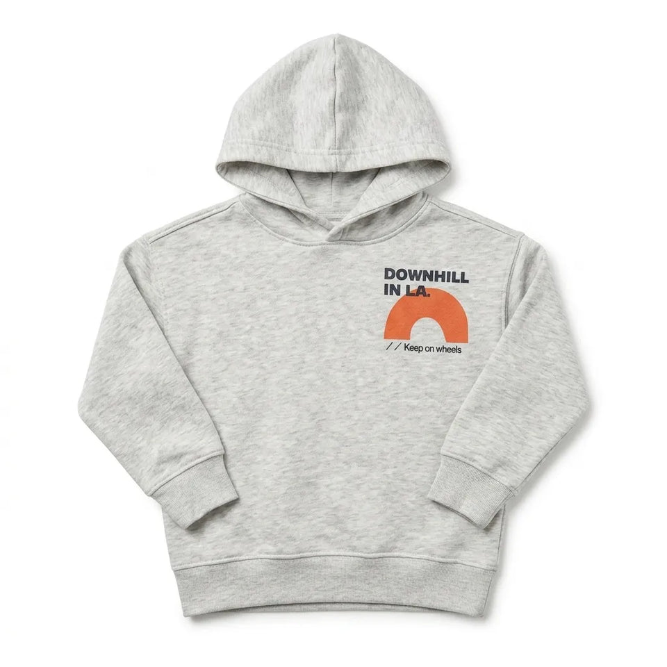 Zara Boy's Gray Longboard Crew Graphic Long Sleeve Hoodie|Zara in Lebanon