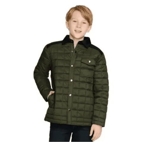 Quiksilver Boy's Khaki Green Youth Insulted Jacket |Quiksilver In Lebanon