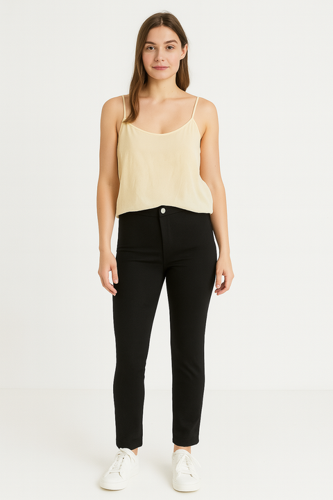 Mango Women's Black Pant |Mango In Lebanon