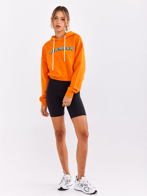 Forever 21 Women's Orange Airwalk Hoodie | Forever 21 In Lebanon