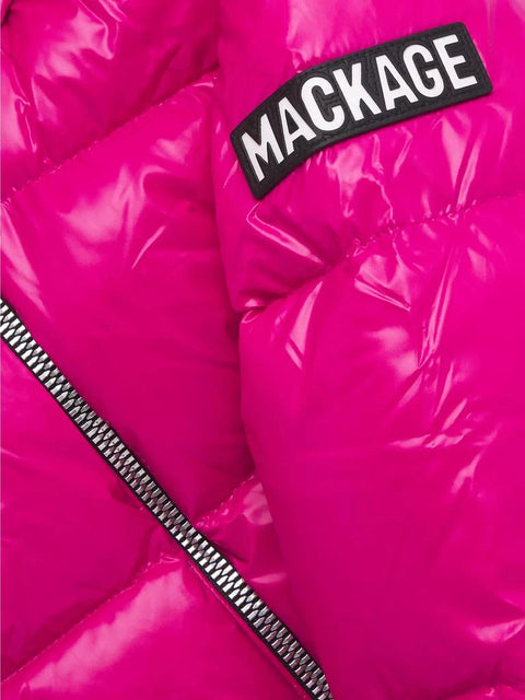 Mackage Girl's Fuchsia Hooded Puffer Long Sleeve Jacket  |Mackage In Lebanon