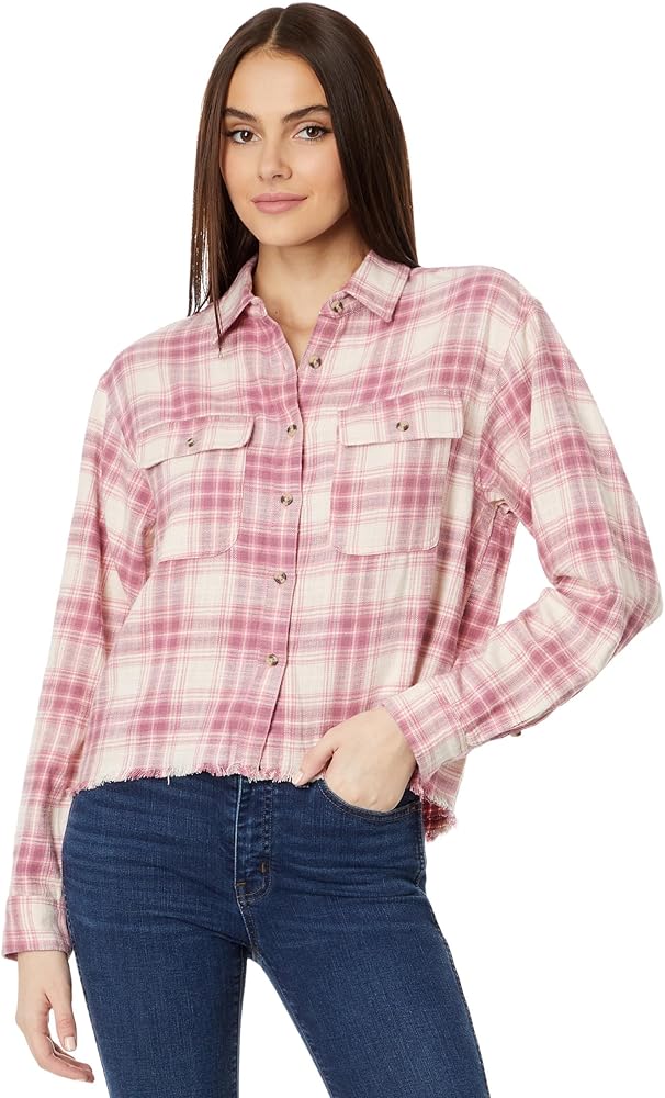 Lucky Brand Women's Multicolor Long Sleeve Plaid Shirt  |Lucky Brand In Lebanon
