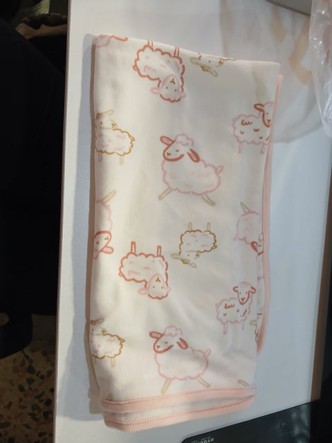 Carter's Baby Pink Sheep Printed Hooded Towel 74x74cm | Carter's In Lebanon