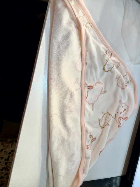 Carter's Baby Pink Sheep Printed Hooded Towel 74x74cm | Carter's In Lebanon