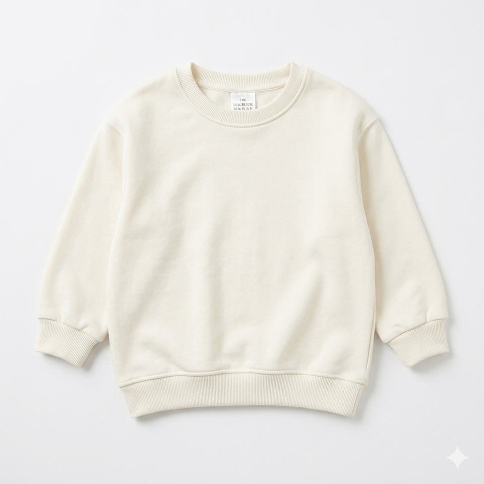 Zara Baby Girl's White Plain Long Sleeve Sweatshirt|Zara in Lebanon