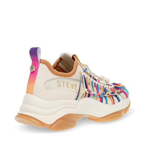 Steve Madden Women's Bone Multi Synthetic Prome Nade Sneakers | Steve Madden In Lebanon