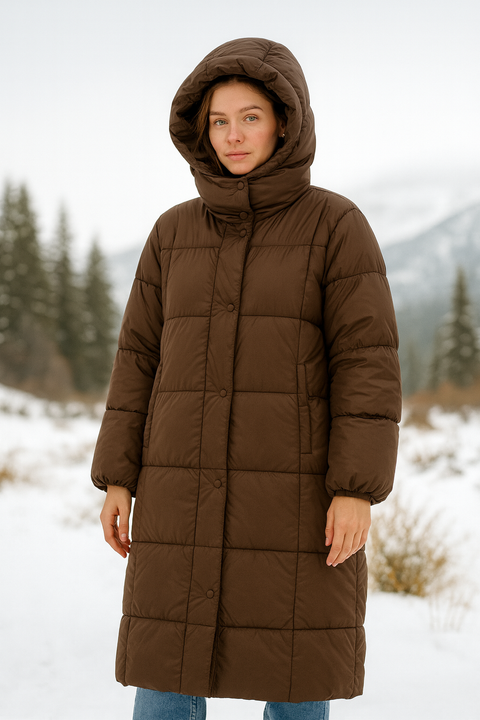 Leger Women's Brown Coat |Le Ger in Lebanon