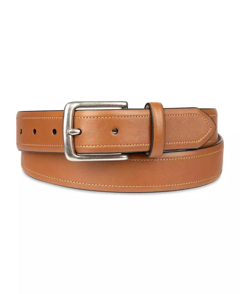 Club Room Men's Camel Square-Buckle Belts | Club Room In Lebanon