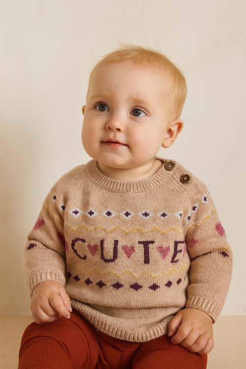 S.Oliver Baby Girl's Beige Long-Sleeve Sweatshirt |S.Oliver in Lebanon