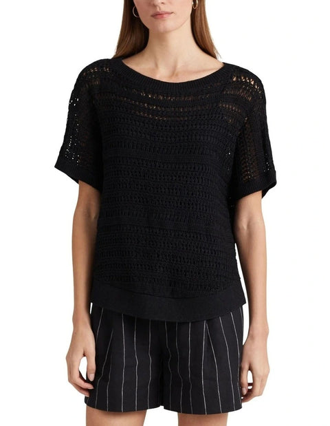 Lauren Ralph Lauren Women's Navy Blue Short-Sleeve & Sleevless Blouse | Lauren Ralph Lauren In Lebanon