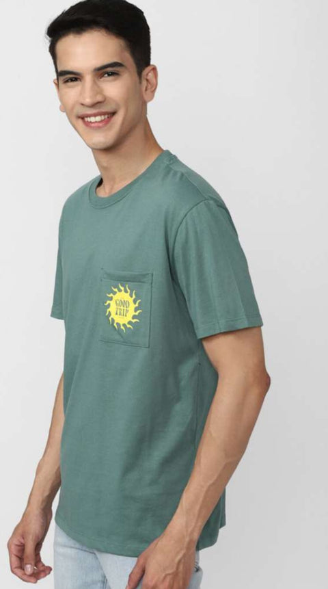 Forever 21  Men's Green T Shirt | Forever 21 In Lebanon