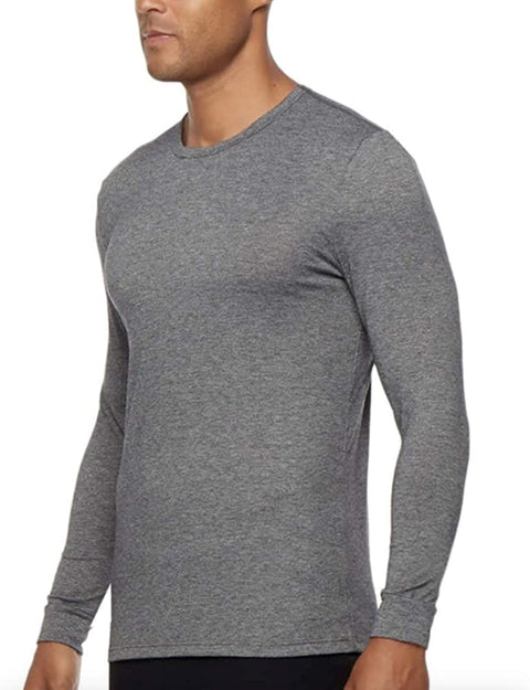 32 Degrees Men’s Gray & White Heat 2 Pack Long Sleeve T-Shirt |32 Degrees In Lebanon