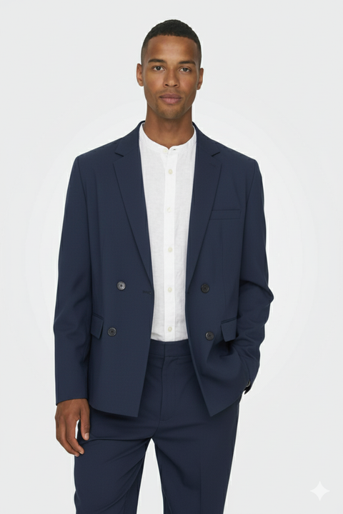 Only & Sons Men's Navy Onsphil Blazer | Only & Sons In Lebanon