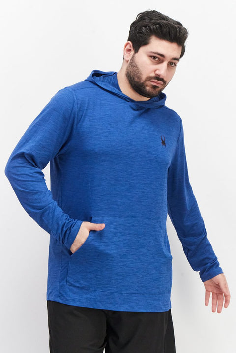 Spyder Active Men's Navy Blue Light Weight Long Sleeve Hoodie|Spyder Active In Lebanon