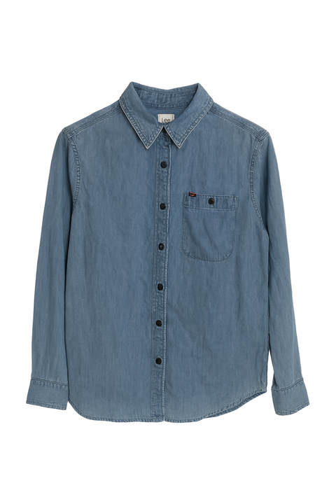 Lee Women's Light Blue Regular Fit Shirt | Lee In Lebanon