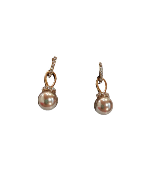 Anne Klein Women's Imitation Pearl & Crystal Gold Earrings | Anne Klein In Lebanon