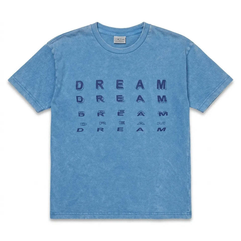 Zara Boy's Washed Blue Dream Graphic Crew Neck T-Shirt|Zara In Lebanon